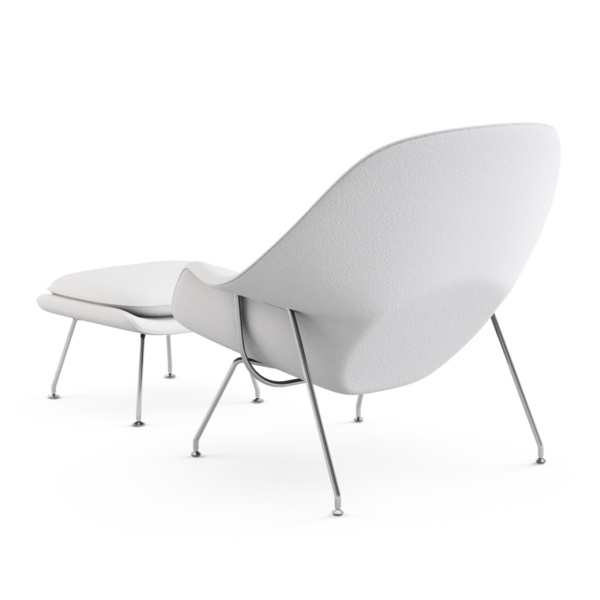 Poltrona Womb Chair com Puff - Image 2