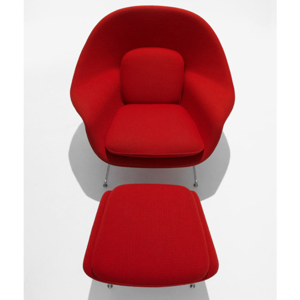 Poltrona Womb Chair com Puff - Image 5