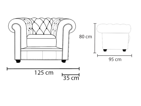 POLTRONA CHESTERFIELD 1 LUGAR - Image 5