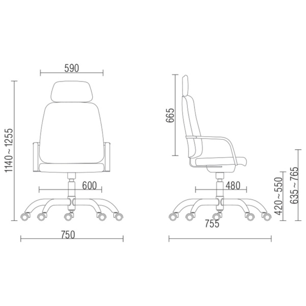 POLTRONA TC MAXXER COM APOIO PARA CABEÇA - Image 2