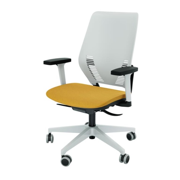 POLTRONA EASY PLASTIC TC - ENCOSTO PRETO,BRANCO E GRAFITE - Image 11