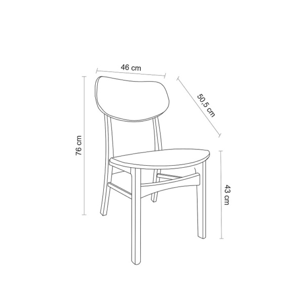 CADEIRA EDNA COM MESA FINLÂNDIA  TC - Image 6